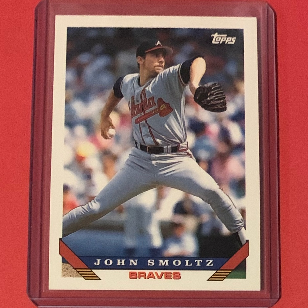 John Smoltz #35 1993 Topps Baseball Trading Card